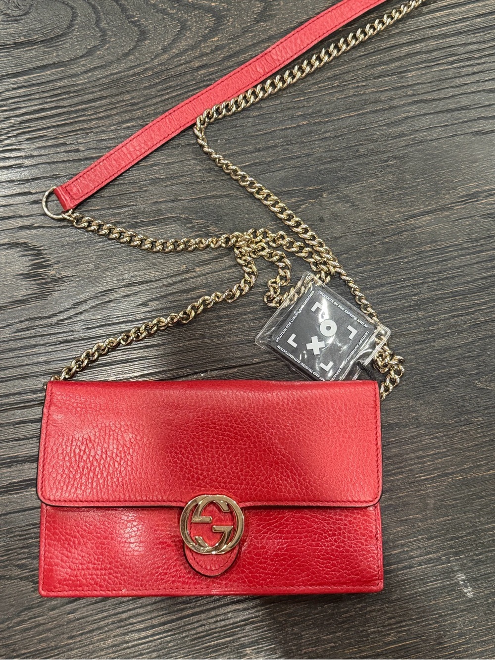 Gucci Interlocking leather crossbody bag